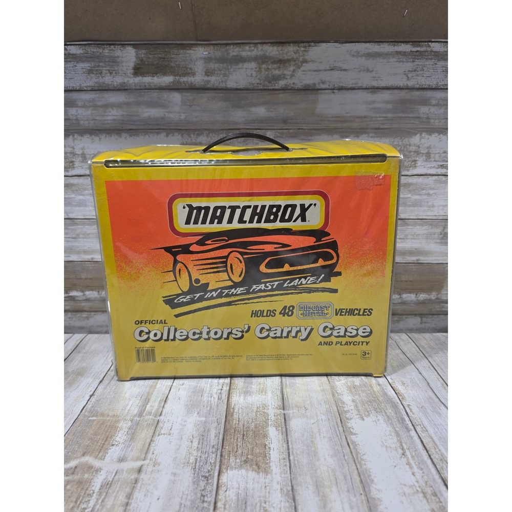Vintage 1994 Matchbox Official Collectors Carry Case Playcity with Cars Lot